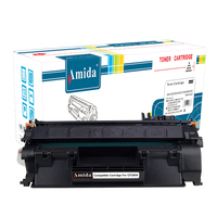 Tóner negro al por mayor 05a 80a 2,7 K páginas Tóner universal CE505A 05A CF280A 80A Cartucho de tóner compatible