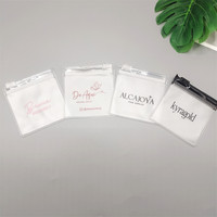 Sacs en plastique givrés personnalisés pour petits bijoux, sacs à fermeture éclair en gros avec logos, mini pochettes à boucles pour boucles d'oreilles