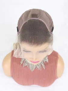 Perruque en <span class=keywords><strong>cheveux</strong></span> humains vierges Remy 12A, densité 200%, pré-épilée, couleur Piano 4/27, ultra-lisse, 13*4, sans colle, longue, blonde, 1 pièce - Product Image 6