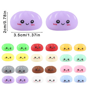 24PCS Mystery Dumpling Squishy Blind Box Advent <b>Calendar</b> Slow Rise Stress Relief Fidget Sensory Toy TPR Silicone Liyue Kids - Product Image 5