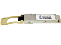 Module émetteur-récepteur optique QSFP56 SR à fibre unique avec interface MPO, 850 nm, 100 m, OM3/OM4 MMF, enfichable pour équipement réseau