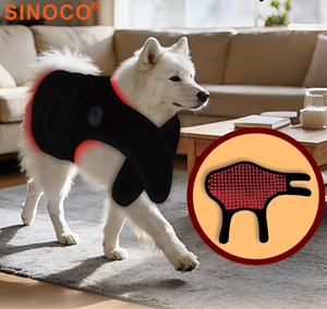 New LED Red Light Therapy Infrared Dog&amp;<strong>Cat</strong> <strong>Clothes</strong> Animal Pain Relief Therapy Wrap Belt Coat for Pet Whole Body 660nm 850nm - Product Image 1