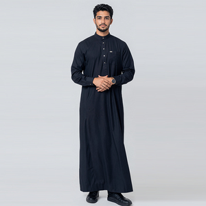 Abito Lungo Casual da Uomo Lignes, Veste Morbida e Resistente per Abbigliamento Etnico del Medio Oriente - Product Image 1