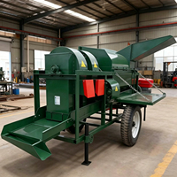 Décortiqueuse mobile multifonctionnelle pour maïs, riz, blé, millet, sorgho et soja, alimentée au diesel