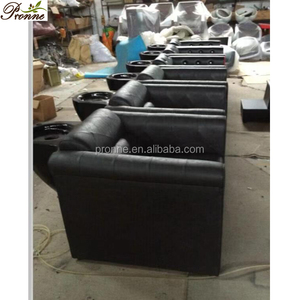 Equipo de salón de peluquería moderno, estación de lavado portátil, tazón y silla de champú dorado - Product Image 4