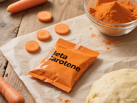Poudre de microparticules de bêta-carotène de qualité alimentaire naturelle 1% 5% 10% Extrait végétal pour jus et bonbons, emballage en sac/fût