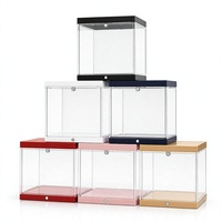 Boîte de rangement transparente en acrylique empilable pour figurines, poupées et objets de collection – Vitrine de comptoir