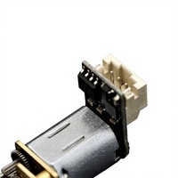 Moteur à engrenages à aimant permanent brossé 12F-N20 6V 12 mm entièrement métallique 15-3000 tr/min pour instrument cosmétique