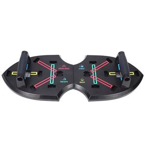 Sistema pieghevole per flessioni con bande elastiche di resistenza e corda per esercizi di bodybuilding - Product Image 1