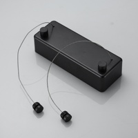 Séchoir à linge rétractable portable en ABS pour voyage, ligne de séchage pour vêtements, support mural