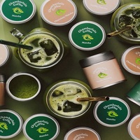 Boîte de conserve en métal personnalisée, étanche à l'air, 30g 40g, thé argenté au fini mat, boîte de conserve vide en métal avec couvercle à vis