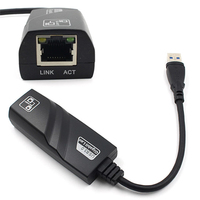 Adaptador USB 3.0 Gigabit Ethernet, Adaptador de Red LAN RJ45 de 1000Mbps, Convertidor sin Controladores para Laptop PC Windows Mac