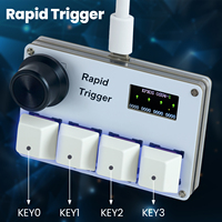Clavier mécanique mini Sayodevice OSU Rapid Trigger avec rétroéclairage RGB, interrupteurs magnétiques USB-C, interrupteurs rouges, touches PBT, clavier de jeu