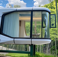 Maison conteneur mobile préfabriquée, cabine capsule moderne, hôtel, pod de couchage, espace extérieur compact et démontable pour parc, hall, cour