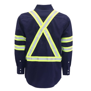 Camiseta de Trabajo de Alta Visibilidad para Construcción, Fluorescente, Ignífuga - Product Image 4