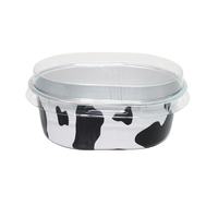 Moule à dessert de fête personnalisé de haute qualité, couleur personnalisée, 60 ml, 2 oz, petit récipient ovale en aluminium pour la confiture, la pâtisserie et les gâteaux