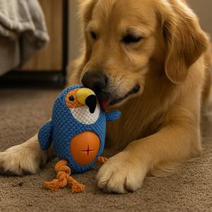 Juguete Interactivo de Peluche <span class=keywords><strong>para</strong></span> Perros con Sonido, en Forma de Loro, Dispensador de <span class=keywords><strong>Comida</strong></span> <span class=keywords><strong>para</strong></span> Masticar, Juguetes Indestructibles <span class=keywords><strong>para</strong></span> Cachorros - Product Image 1