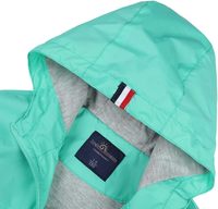 Blouson bomber imperméable léger et respirant en polyester/coton, coupe-vent unisexe, imprimé délavé à motif uni