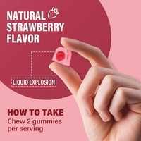 Gummies véganes sans sucre à quatre ingrédients OEM, magnésium, vitamines B12 et D3-2, 60 unités quotidiennes, soutien immunitaire et antioxydant pour adultes