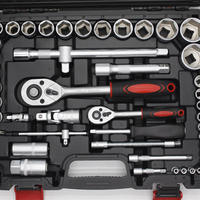 BEMAX BM-38 – Kit d'outils de réparation automobile 61 pièces, outils à main pour mécanicien domestique, en acier au carbone pour réparation de voitures et de vélos, garantie 3 ans