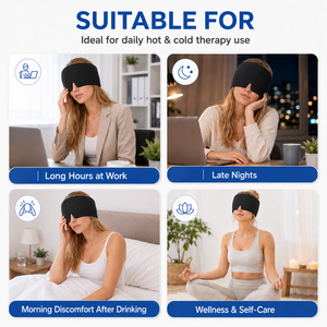 Casquette de thérapie chaude et froide en gel de qualité supérieure pour le soulagement des migraines, <span class=keywords><strong>du</strong></span> stress et des maux de tête, manchon de tête anti-douleur - Product Image 4