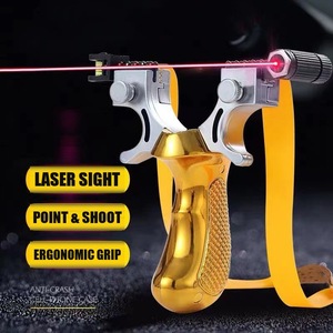 Lance-pierre laser 2026 haute précision en résine durable avec bande plate ergonomique pour la chasse en extérieur – Catapulte pour adultes - Product Image 1