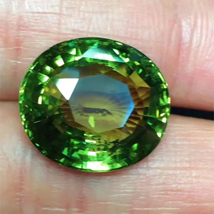 SGARIT GRS Certifica prezioso reale rare gemme per gioielli di lusso personalizzato 20.21ct riscaldata naturale Vanadio V-chrysoberyl gemma pietre
