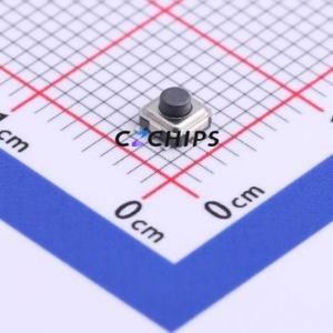 TS-1177-C-B-B Tactile Switch SMD Switch Single Pole Single Throw Round Button 2.6N Vertical Mount - Product Image 1