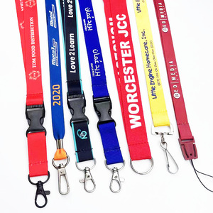 High Quality Lanyards With Logo Custom Satin Nylon Polyester Lanyard Phone Custom Lanyard