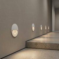 Projecteur mural LED blanc en aluminium anti-éblouissement encastré IP67 pour couloir et escalier, étanche intérieur/extérieur, haute fidélité des couleurs (CRI)