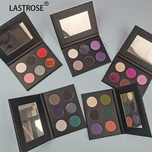 Private Label High Pigment Purple Black <strong>Red</strong> Green <strong>Eyeshadow</strong> Cosmetic Waterproof Matte Shimmer Pearl Eye Shadow <strong>Palette</strong> - Product Image 1