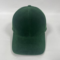 Vente en gros Casquette de baseball en velours concassé vierge unisexe Casquettes en velours chaud pour l'hiver avec broderie personnalisée et logo