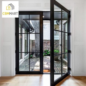 Cbmmart nhà máy bán hàng trực tiếp đen khung nhôm Cửa Pháp cho ngôi nhà - Product Image 5