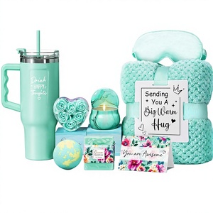 Caja de Regalo de Spa de Lujo Personalizada <span class=keywords><strong>para</strong></span> el Cuidado Personal y Recuperación, con Manta de Franela y Vaso de 40 oz, <span class=keywords><strong>para</strong></span> <span class=keywords><strong>Navidad</strong></span>, Día de la Madre - Product Image 3