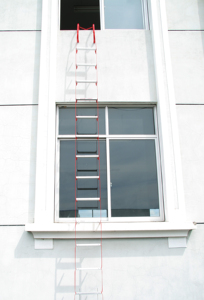 <span class=keywords><strong>Escalera</strong></span> de Escape Ignífuga de Aluminio Moderna Roja y Plateada para Rescate de Emergencia, de <span class=keywords><strong>3</strong></span> <span class=keywords><strong>Metros</strong></span> a 20 <span class=keywords><strong>Metros</strong></span> - Product Image 3