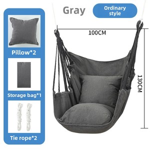 Sillón Colgante de Lona para Adultos, Ideal para Dormitorios Universitarios, Columpio Tipo <span class=keywords><strong>Hamaca</strong></span> para Relajarse en el Dormitorio - Product Image 6