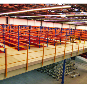 Поддержка, проектный план, обновление склада, уровень вверх, стеллаж в мезонине, 2-слойный с лестницей, Металлический Стальной межслойный железный пол - Product Image 6