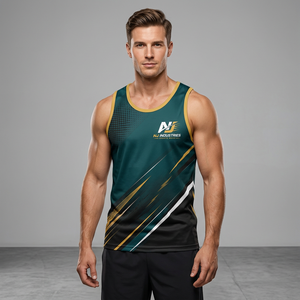 Sports <b>Vest</b> <b>Men's</b> Summer Loose Sleeveless Breathable Anti-UV Eco-Friendly Casual Fitness <b>Running</b> Basketball Tank Top - Product Image 1