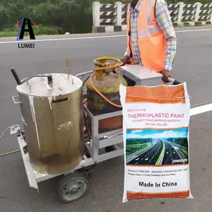 Professional Factory Road Marking Powder Coating Thermoplastic Traffic Paint / Road Line Paint