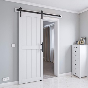 Puerta <span class=keywords><strong>Corredera</strong></span> Interior de Diseño Industrial Moderno para Separación de Espacios Comerciales, Aislamiento Acústico para Supermercados y Casas de Campo - Product Image 2