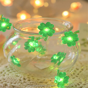 Casa Jardín Decoración Interior Led Verde Trébol <span class=keywords><strong>de</strong></span> cuatro hojas Guirnalda Hada Cadena Luz Adorno <span class=keywords><strong>de</strong></span> <span class=keywords><strong>Navidad</strong></span> Noel - Product Image 3