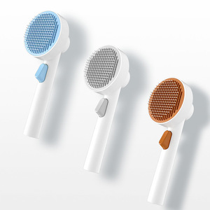 Cepillo <span class=keywords><strong>para</strong></span> Quitar Pelo de Mascotas con Cerdas Autolimpiables Activadas por Botón y Diseño de Pin <span class=keywords><strong>para</strong></span> el Cuidado de <span class=keywords><strong>Perros</strong></span> y Gatos - Product Image 5