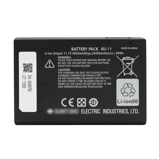 Type-71c T-82C T-81C battery optical fiber fusion splicer 4600mAh lithium battery BU-11