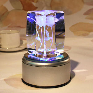 Cubo di Cristallo 3D K9 Sagittario Trasparente Artigianato Inciso Regalo Costellazione Incisione Laser - Product Image 6
