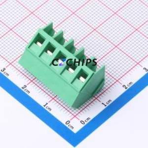 MX103-5.0-05P-GN01-Cu-Y-A Screw Terminal Block Through hole Component (THT),P=5mm Connector 1x5P 5mm Green Through Hole - Product Image 1