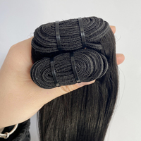 Vente directe usine : Lot de cheveux 100% naturels, noir naturel, bouclés, ondulés, effet mouillé
