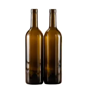 Leere Weinflaschen 750 ml günstige Glasweinflaschen mit Korkendeckel