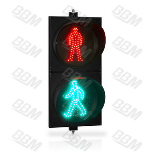 Feu de signalisation routière dynamique rouge-vert pour piétons, 12 pouces (300 mm) - Product Image 2