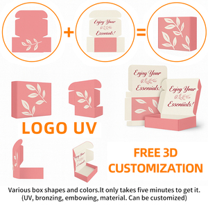 Fabricação Impressão Personalizada Logo Mailer Box Papelão Ondulado Presente Embalagem Entrega Mailing Caixas De Transporte para Pequenas Empresas - Product Image 5