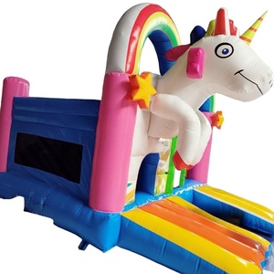 Château gonflable de licorne de château sautant d'enfants - Product Image 5